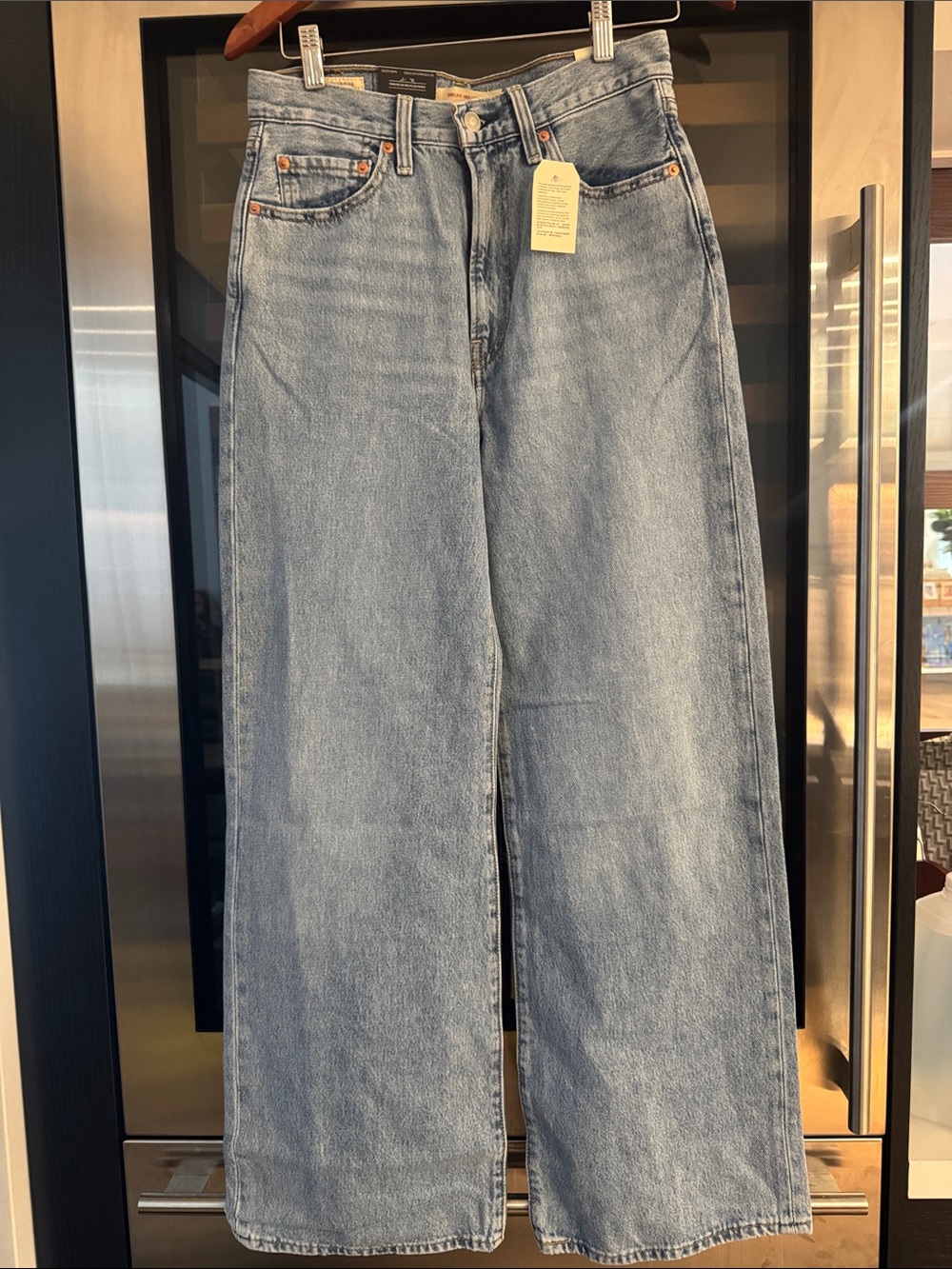 Levi’s Premium Ribcage Wide Leg Jeans NWT 27x32 - Picture 2 of 8